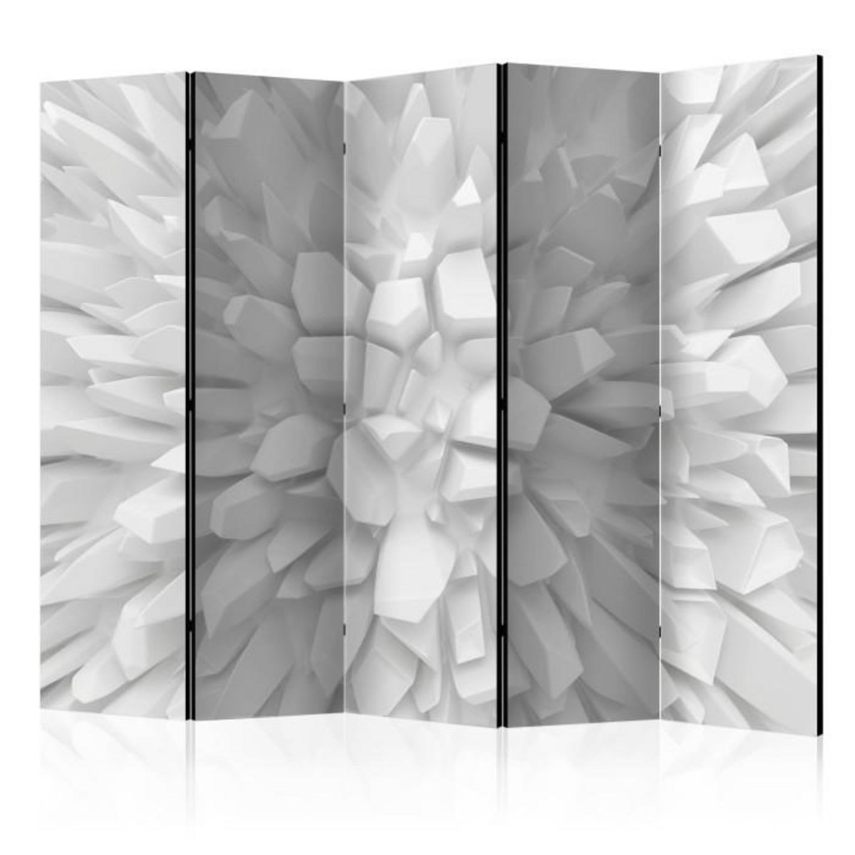 Paris Prix Paravent 5 Volets  White Dahlia  172x225cm
