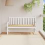 Voir la diapositive 3 : VIDAXL Coussin de banc de jardin beige melange 150x50x7 cm tissu