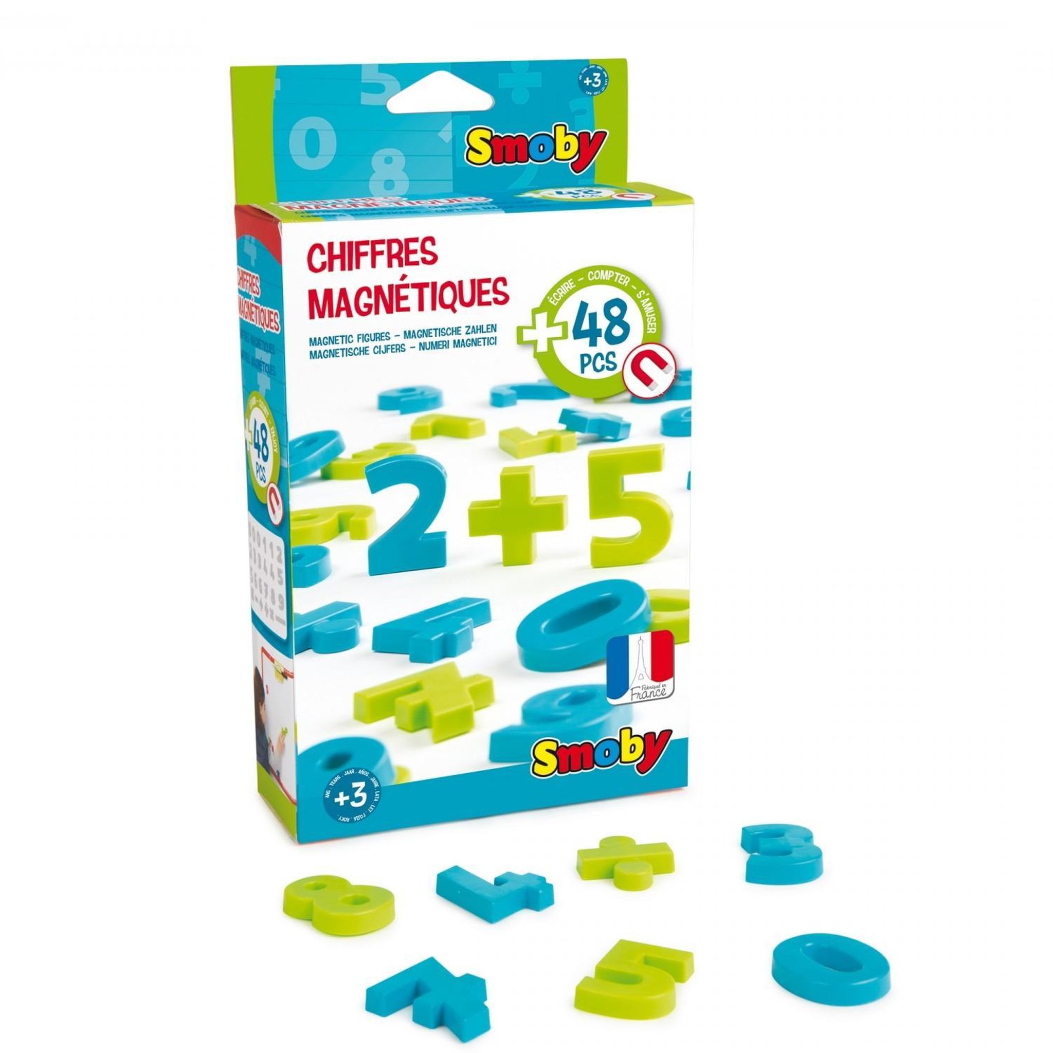 Voir la diapositive 1 : SMOBY 48 Chiffres Magnetiques