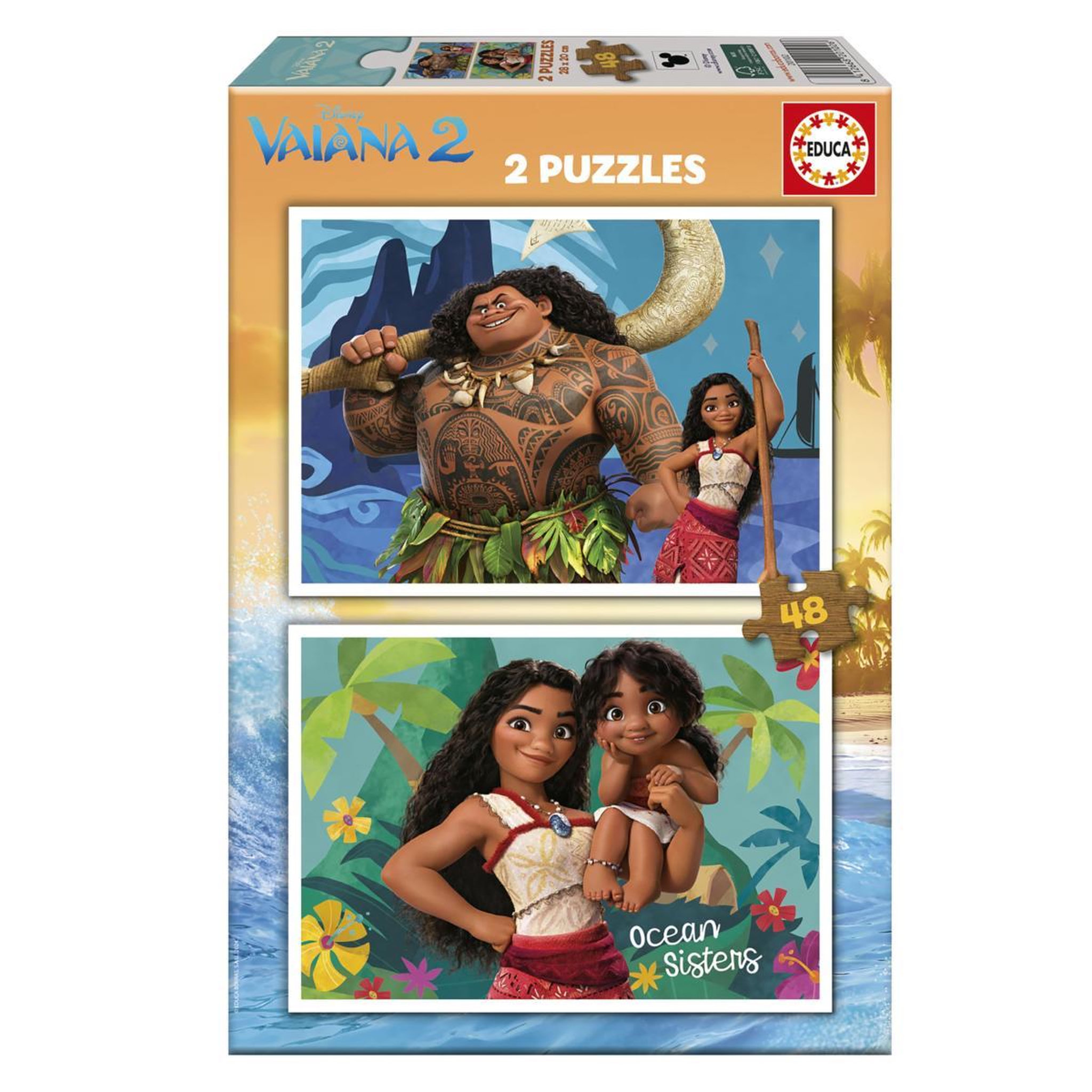 EDUCA 2 X 48 pieces les nouvelles aventures de Vaina