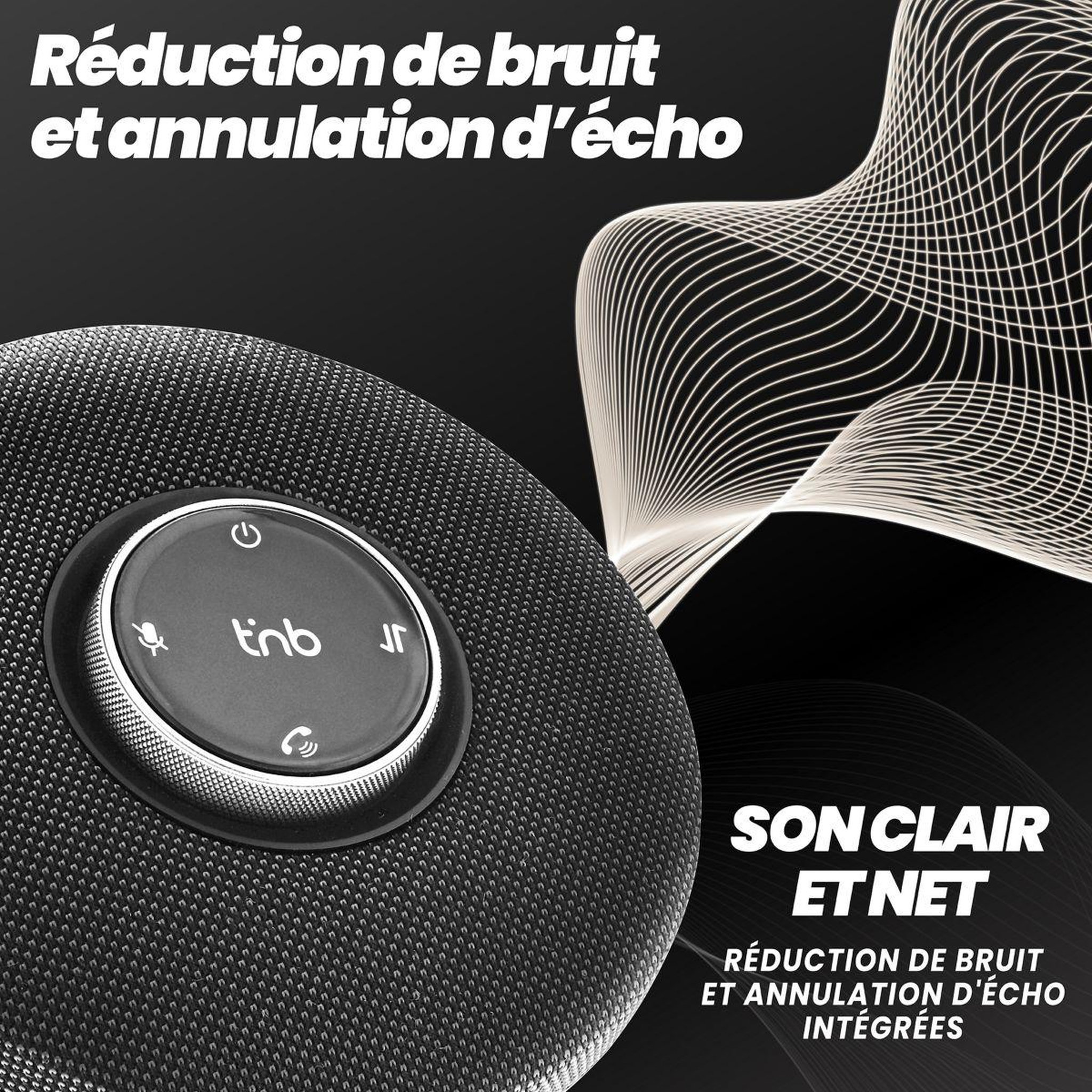 Voir la diapositive 5 : TNB Haut parleur conférence speaker-phone