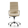 Voir la diapositive 2 : VS VENTA-STOCK Fauteuil de Bureau Morgan inclinable Taupe, Cuir synthétique