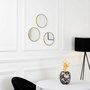 Voir la diapositive 2 : Paris Prix Lot de 3 Miroirs Déco  Toronto  26cm Or