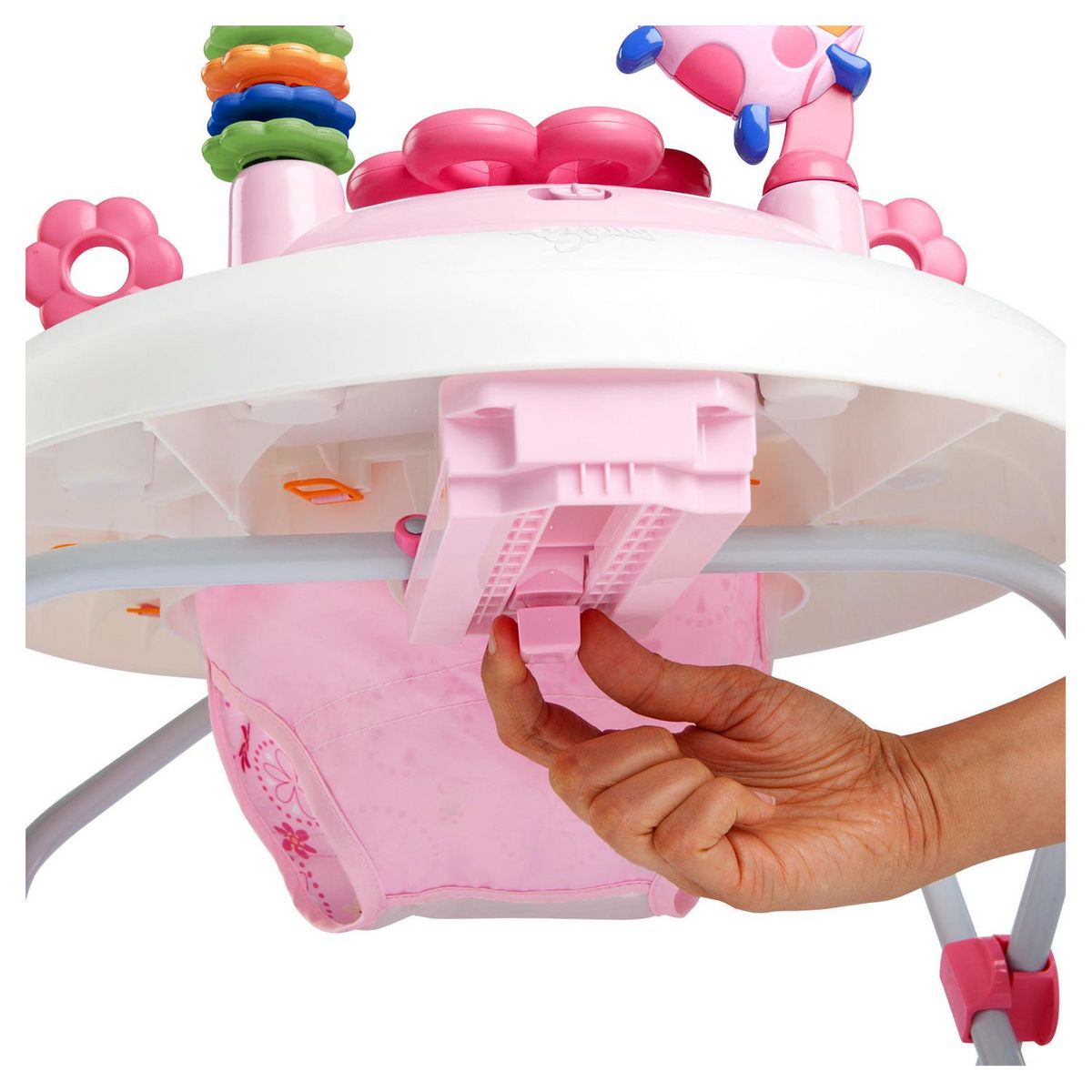 Bright Starts Trotteur Bébé Pliable June Berry Delight