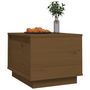Voir la diapositive 4 : VIDAXL Table basse Marron miel 40x50x35 cm Bois massif de pin