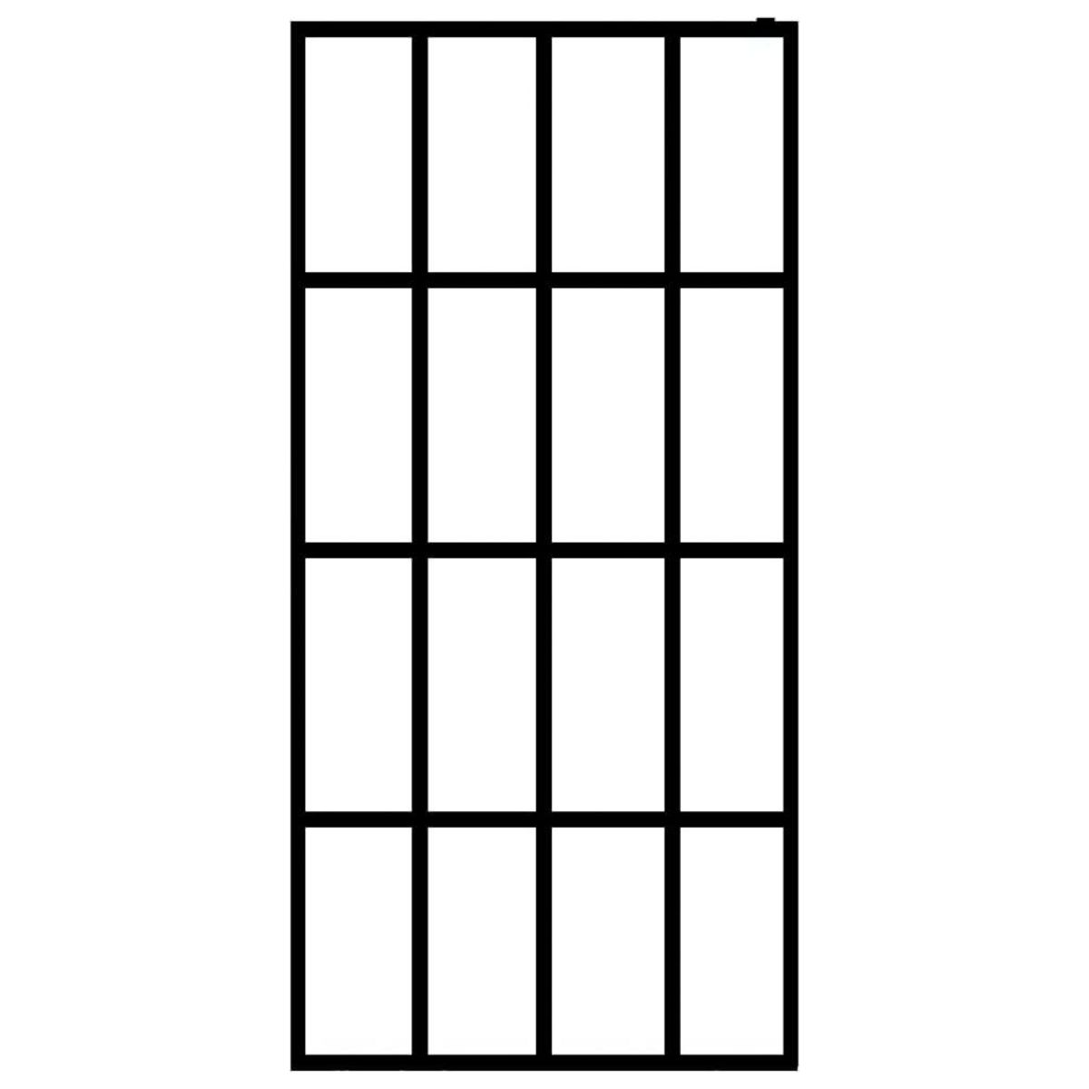 VIDAXL Ecran de douche Verre trempe depoli 140x195 cm