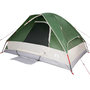 Voir la diapositive 4 : VIDAXL Tente de camping a dome 4 personnes vert impermeable