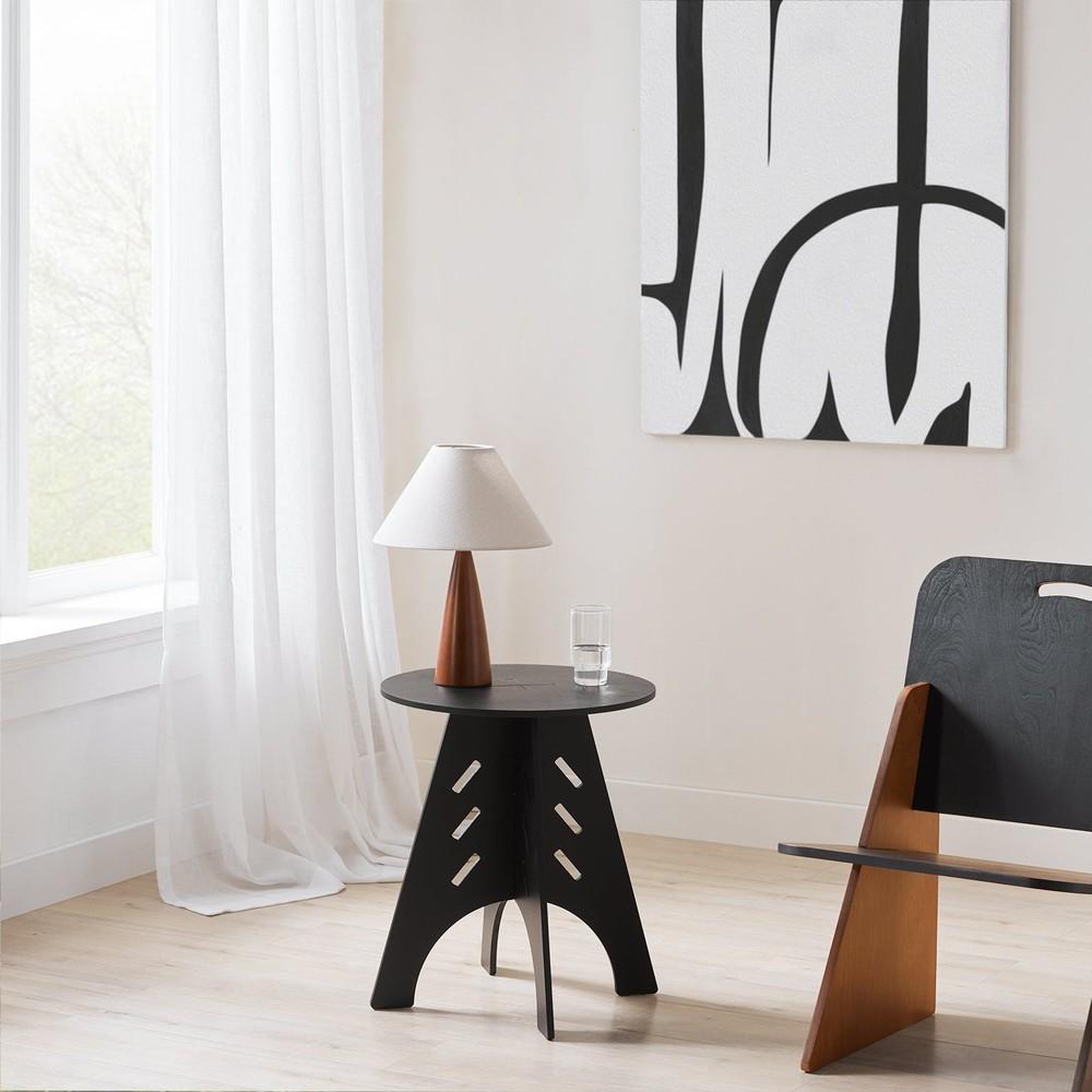 Voir la diapositive 5 : SOBUY SoBuy - Table D'appoint - Brun Clair - 46.46.5x36x55cm - Moderne - HFBT01