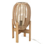 Voir la diapositive 1 : Paris Prix Lampe à Poser en Bambou  Noa  54cm Naturel