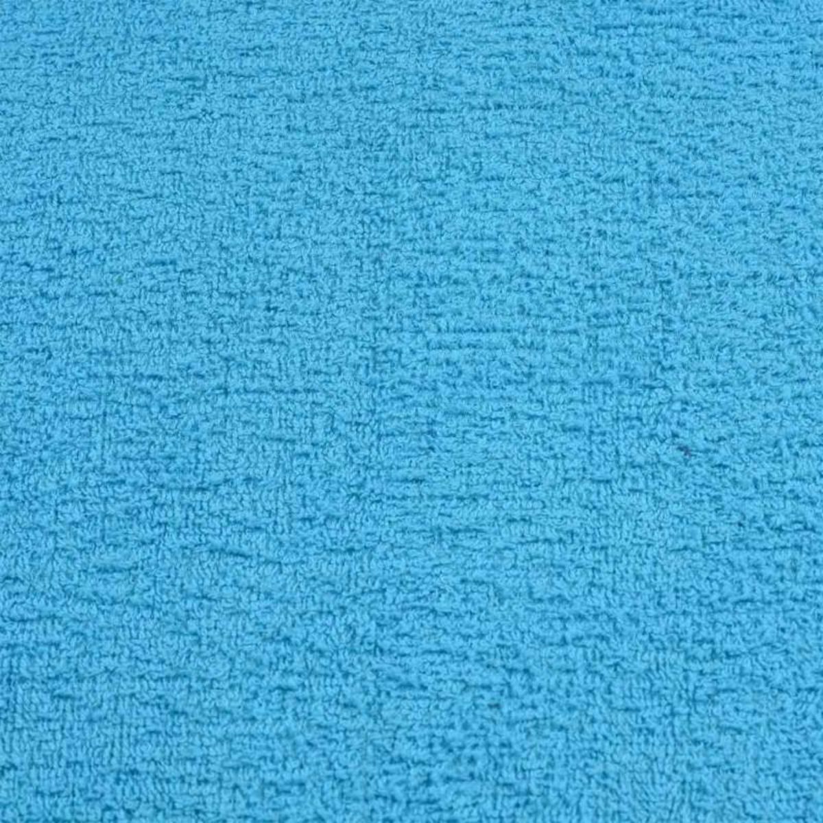 VIDAXL Serviettes 4 pcs turquoise 100x200 cm 360 g m² 100% coton