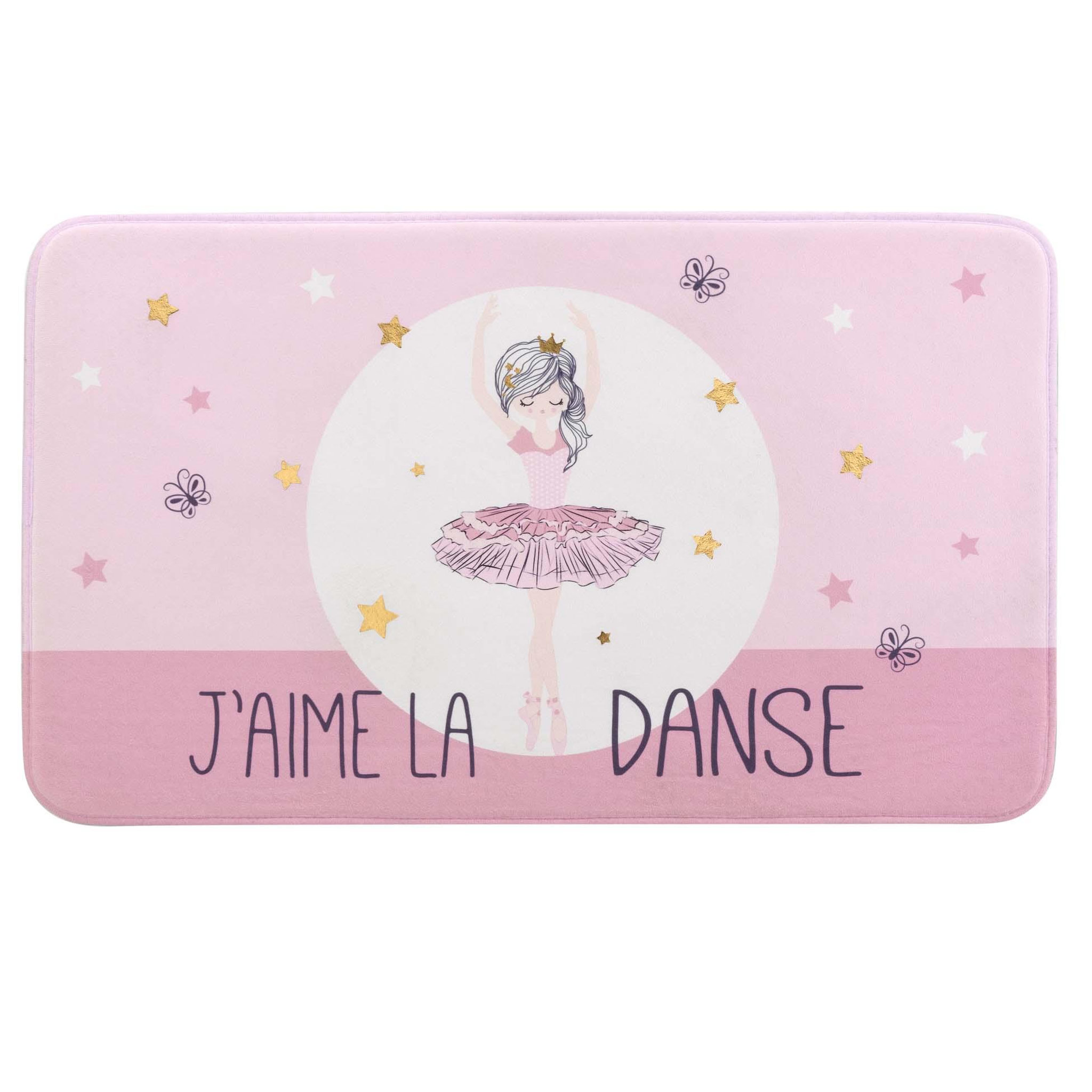 Eden Tapis enfant j'aime la danse design et moderne