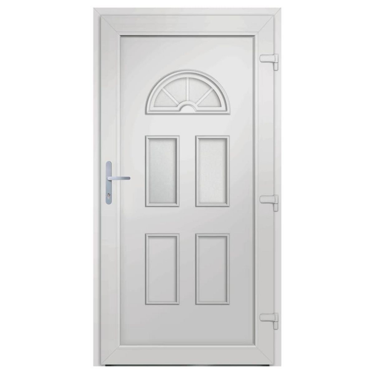 VIDAXL Porte d'entree blanc 88x190 cm PVC