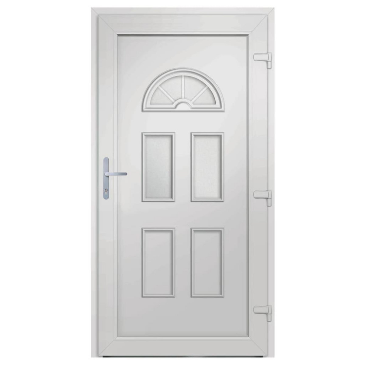 VIDAXL Porte d'entree blanc 88x190 cm PVC