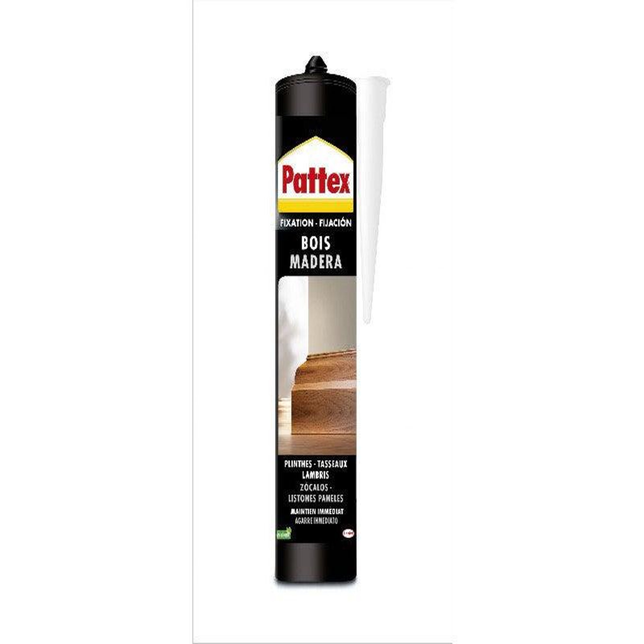 PATTEX Colle fixation interieur acryliq pattex ni clou ni vis bois/plint 380g