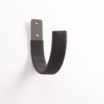 Mottez Crochet fer plat gainé MOTTEZ, H.15 x l.3.5 x P.16 cm