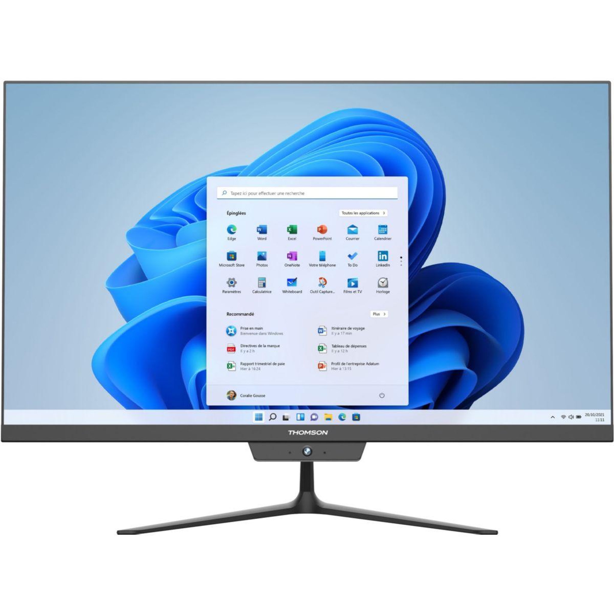 Voir la diapositive 2 : THOMSON Ordinateur tout-en-un a27i51216bk512c