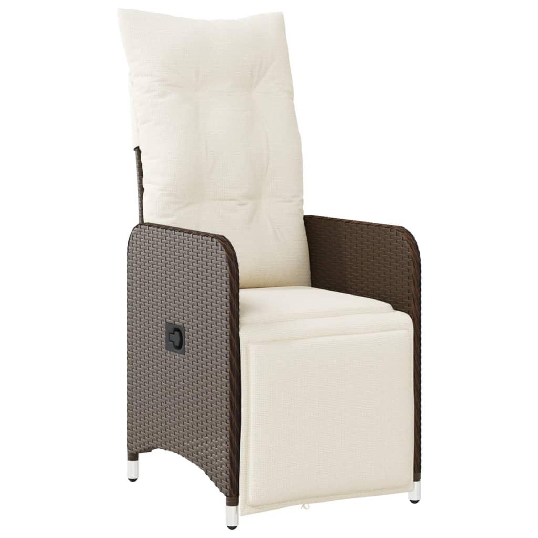 Voir la diapositive 4 : VIDAXL Chaises de jardin inclinables lot de 2 et table resine tressee