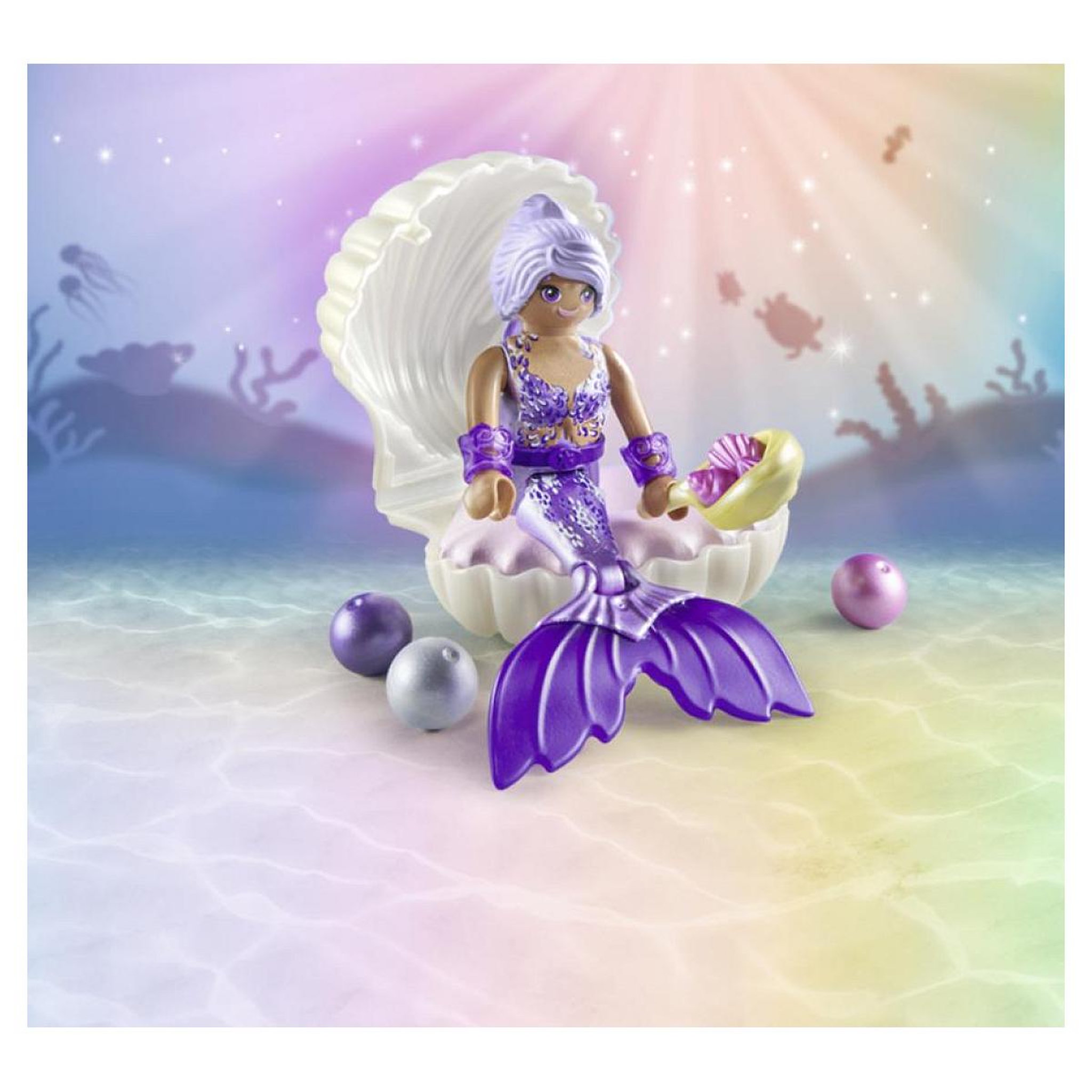 Voir la diapositive 3 : PLAYMOBIL 71502 - Sirène avec coquillage et perle