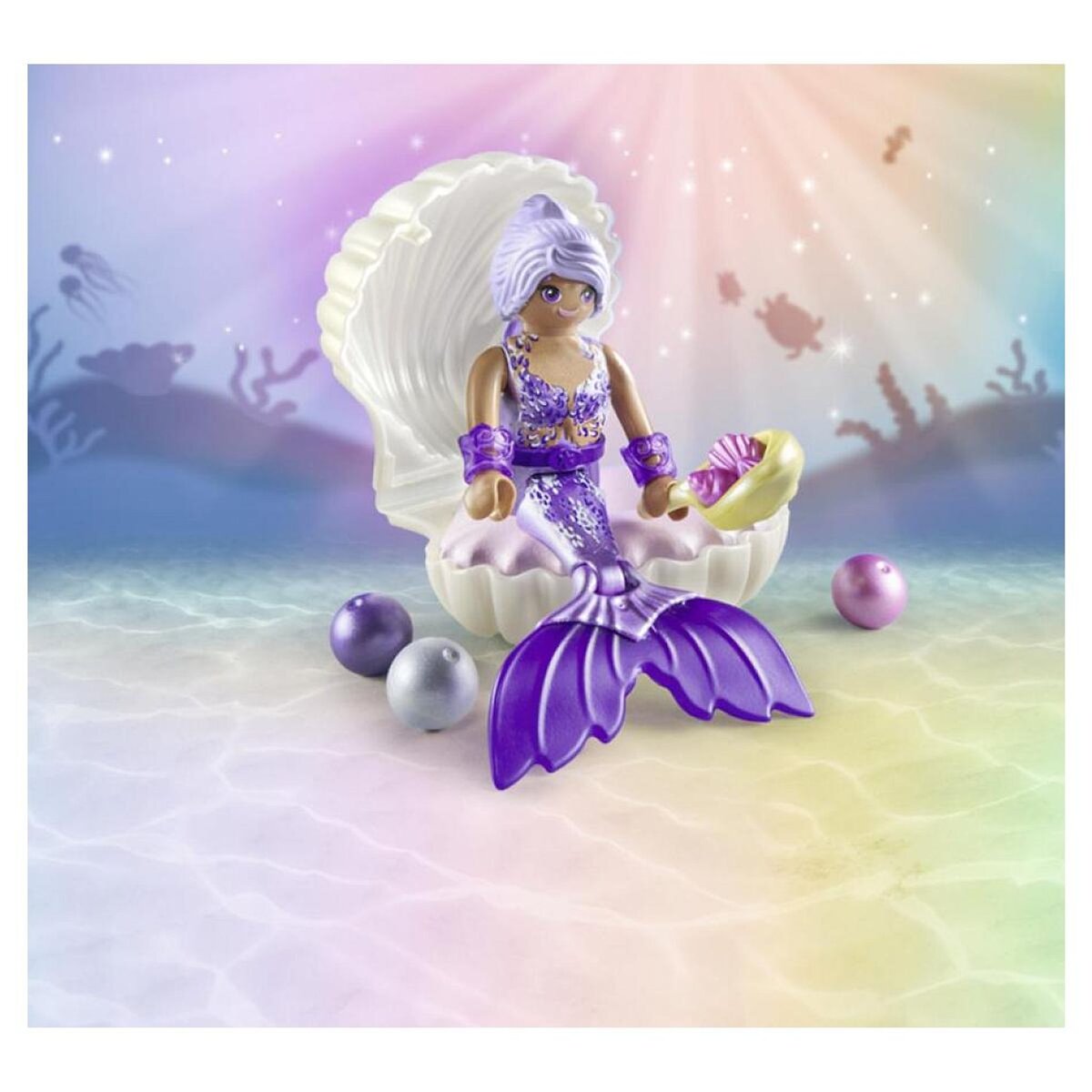 PLAYMOBIL 71502 - Sirène avec coquillage et perle