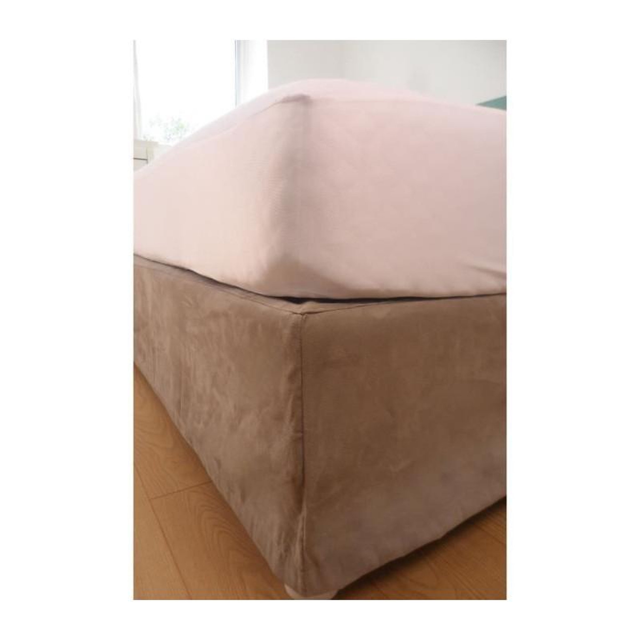 Voir la diapositive 2 : LOVELY HOME Protege-matelas - 140 x 190 cm x 25 cm - 100% Coton - 170 G/M2 - LOVELY HOME