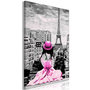 Voir la diapositive 1 : Paris Prix Tableau Imprimé  Paris Colour Pink