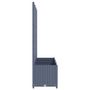 Voir la diapositive 5 : VIDAXL Jardiniere avec treillis bleu gris 120x40x136 cm PP