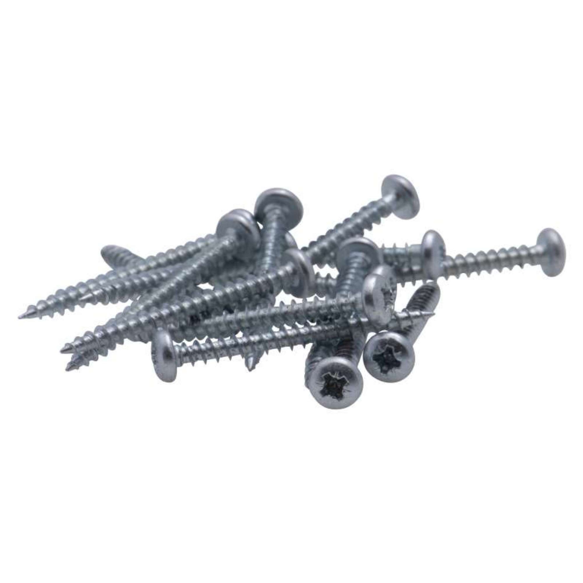 Voir la diapositive 4 :  Vis agglo tête ronde PZ zinguée cruciforme Vissal 3x20 mm  lot de 20 vis