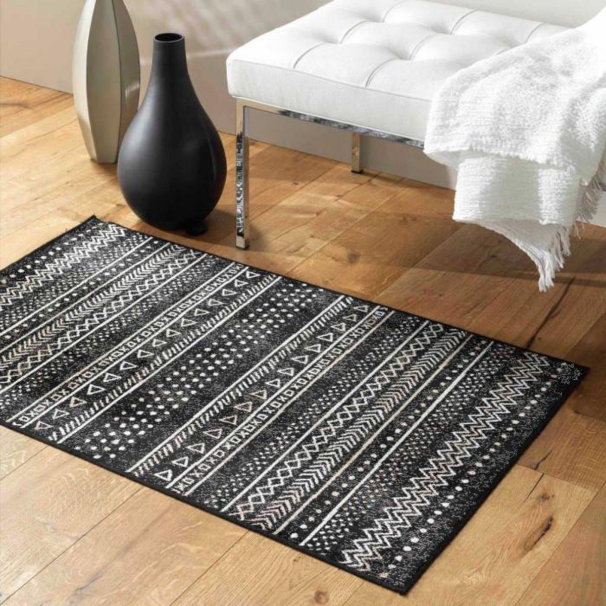 Paris Prix Tapis Déco  Tallulah  68x110cm Noir