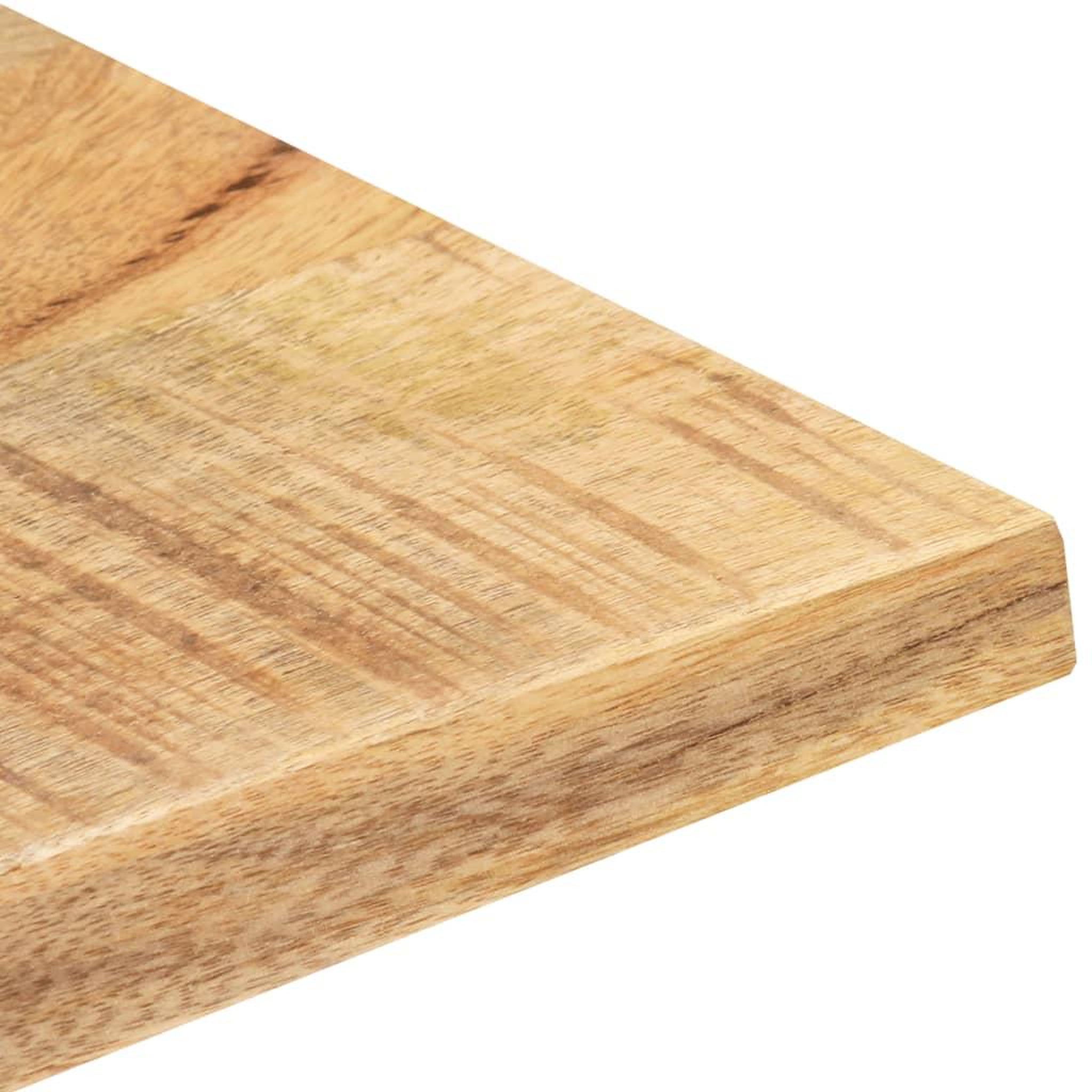 Voir la diapositive 4 : VIDAXL Dessus de table Bois de manguier solide 25-27 mm 90x60 cm