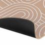 Voir la diapositive 3 : Paris Prix Tapis Déco Imprimé  Modul  45x75cm Naturel & Blanc