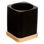 Voir la diapositive 3 : FIVE Brosse WC Design  Natureo  35cm Noir