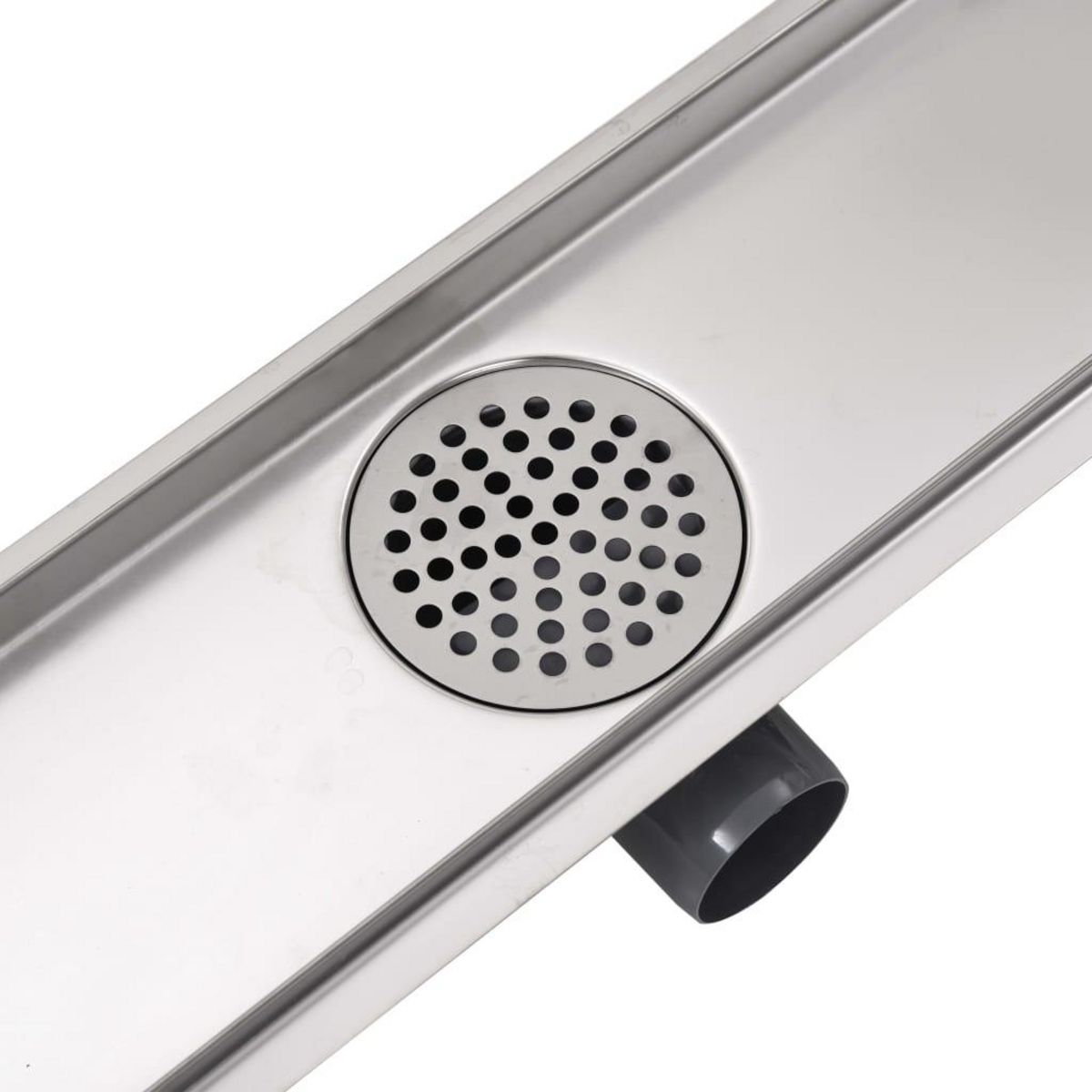 VIDAXL Drain de douche lineaire 530 x 140 mm acier inoxydable