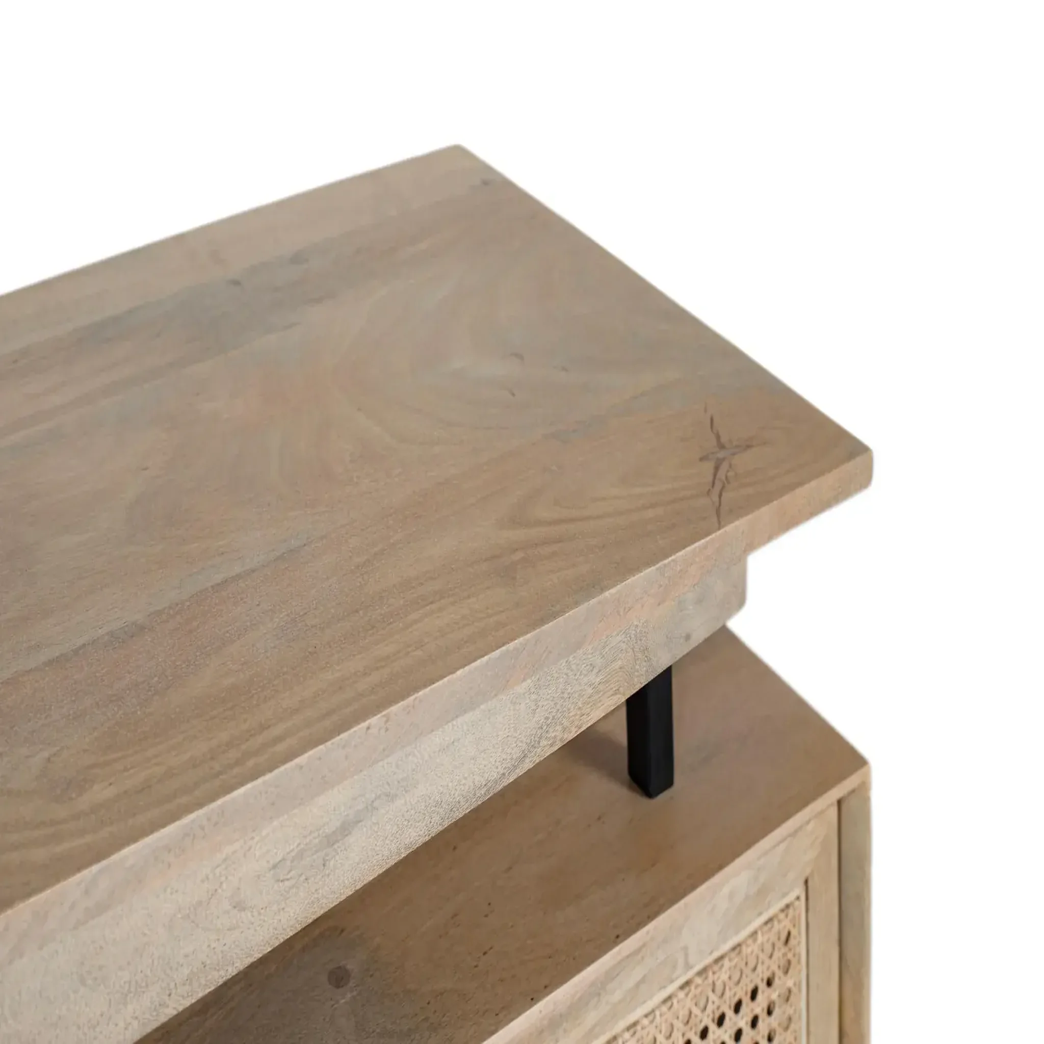 Voir la diapositive 4 : GINER Y COLOMER SL Meuble tv en bois de manguier 180 cm style rétro vintage