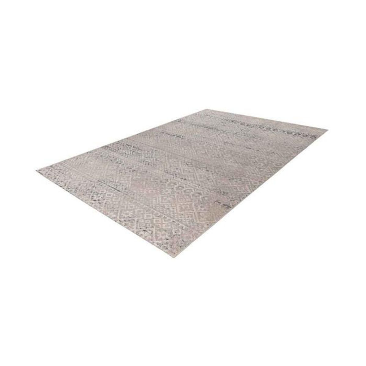Paris Prix Tapis Tissé Déco Scandinave  Gène V  Beige & Bleu
