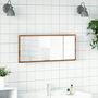 Voir la diapositive 4 : VIDAXL Miroir de salle de bain a LED chene artisanal bois d'ingenierie