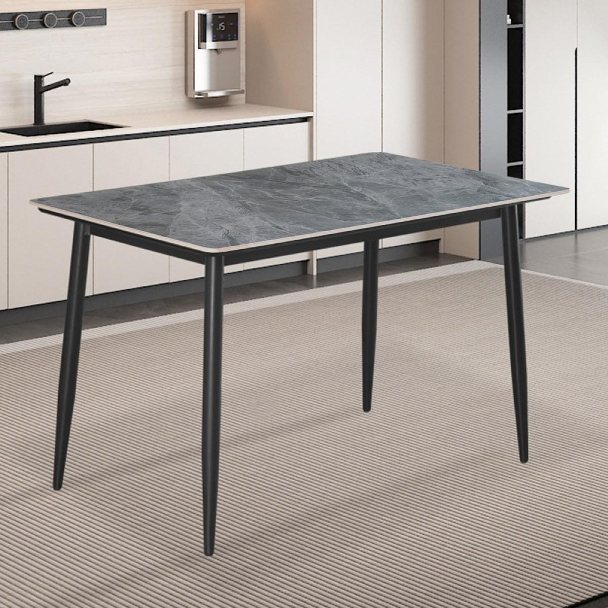 Voir la diapositive 2 : JLC KREATION Table à manger 140cm 4 à 6 personnes OSKAR