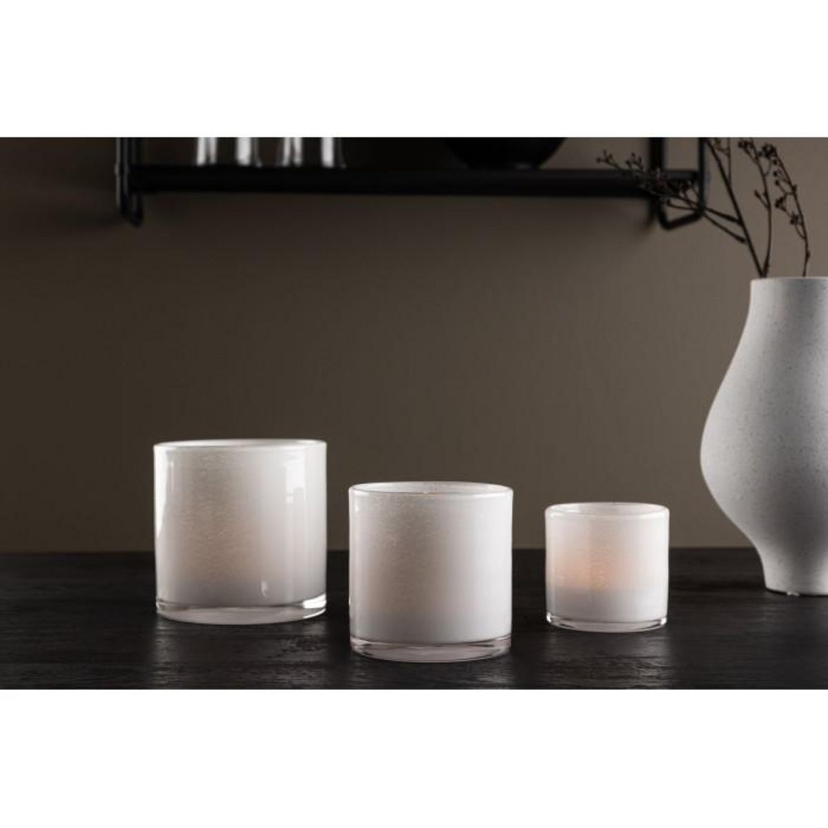 Paris Prix Photophore Déco  Gloria  10cm Blanc