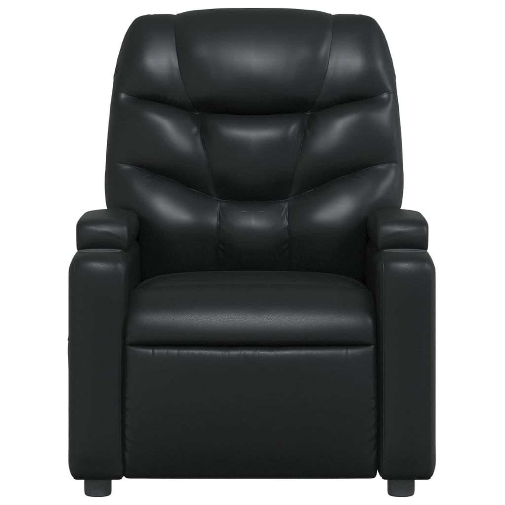 Voir la diapositive 3 : VIDAXL Fauteuil inclinable Noir Similicuir