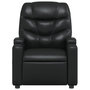 Voir la diapositive 3 : VIDAXL Fauteuil inclinable Noir Similicuir