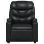 Voir la diapositive 3 : VIDAXL Fauteuil inclinable Noir Similicuir