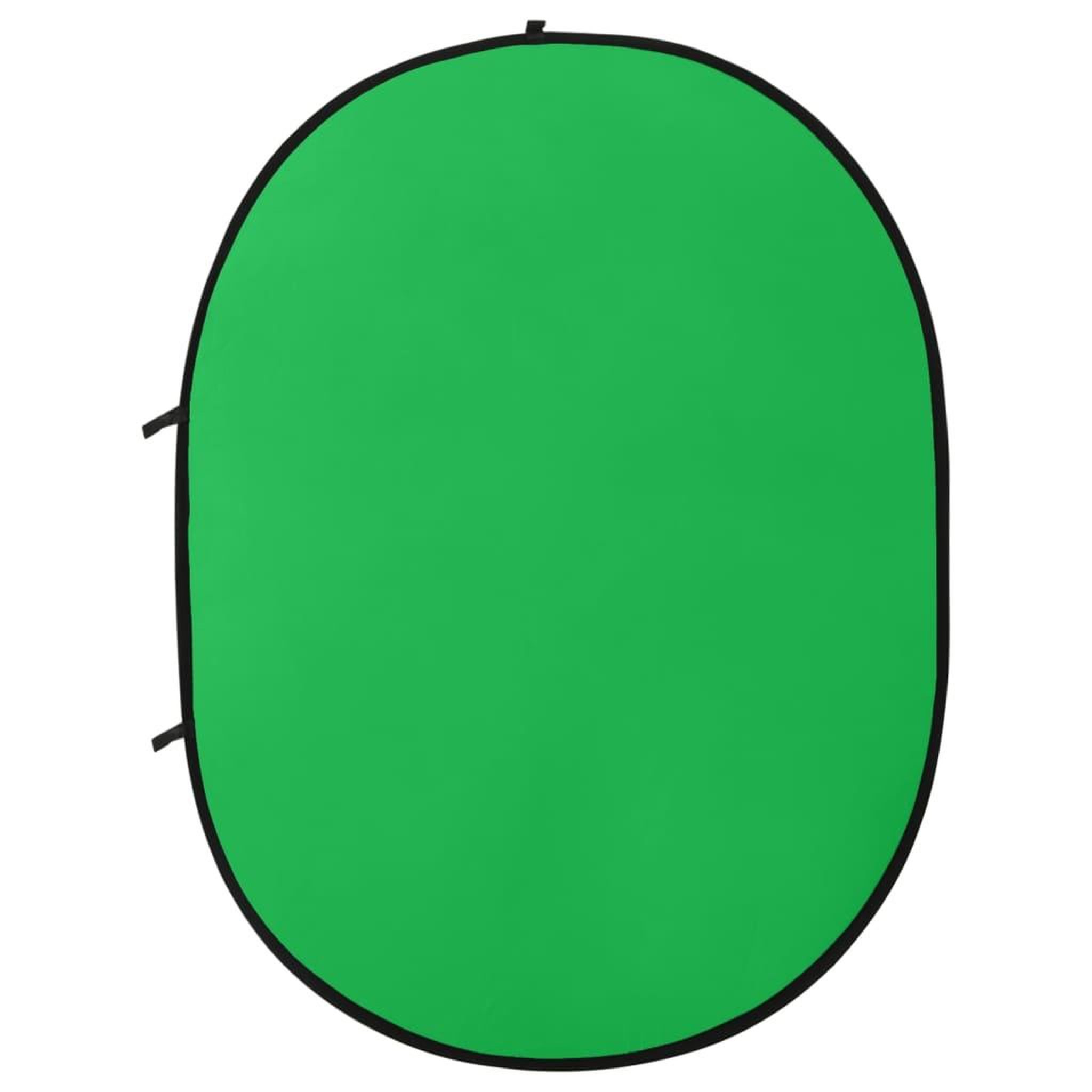 Voir la diapositive 3 : VIDAXL Ecran de fond de studio ovale 2 en 1 Vert et bleu 200x150 cm