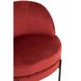 Voir la diapositive 6 : Paris Prix Fauteuil Lounge Design  Jula  71cm Rouge