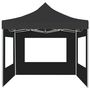 Voir la diapositive 4 : VIDAXL Tente de reception pliable a parois Aluminium 3 x 3m Anthracite