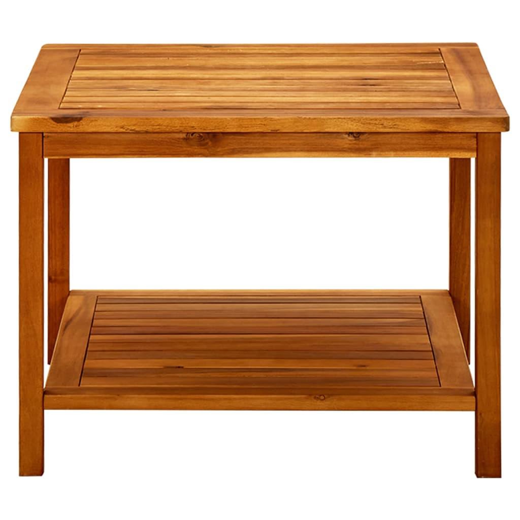 Voir la diapositive 2 : VIDAXL Table basse 60x60x45 cm Bois d'acacia solide