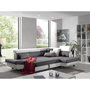 Voir la diapositive 3 : BEST MOBILIER Lisbona - canapé d'angle droit convertible - 5 places - avec têtières