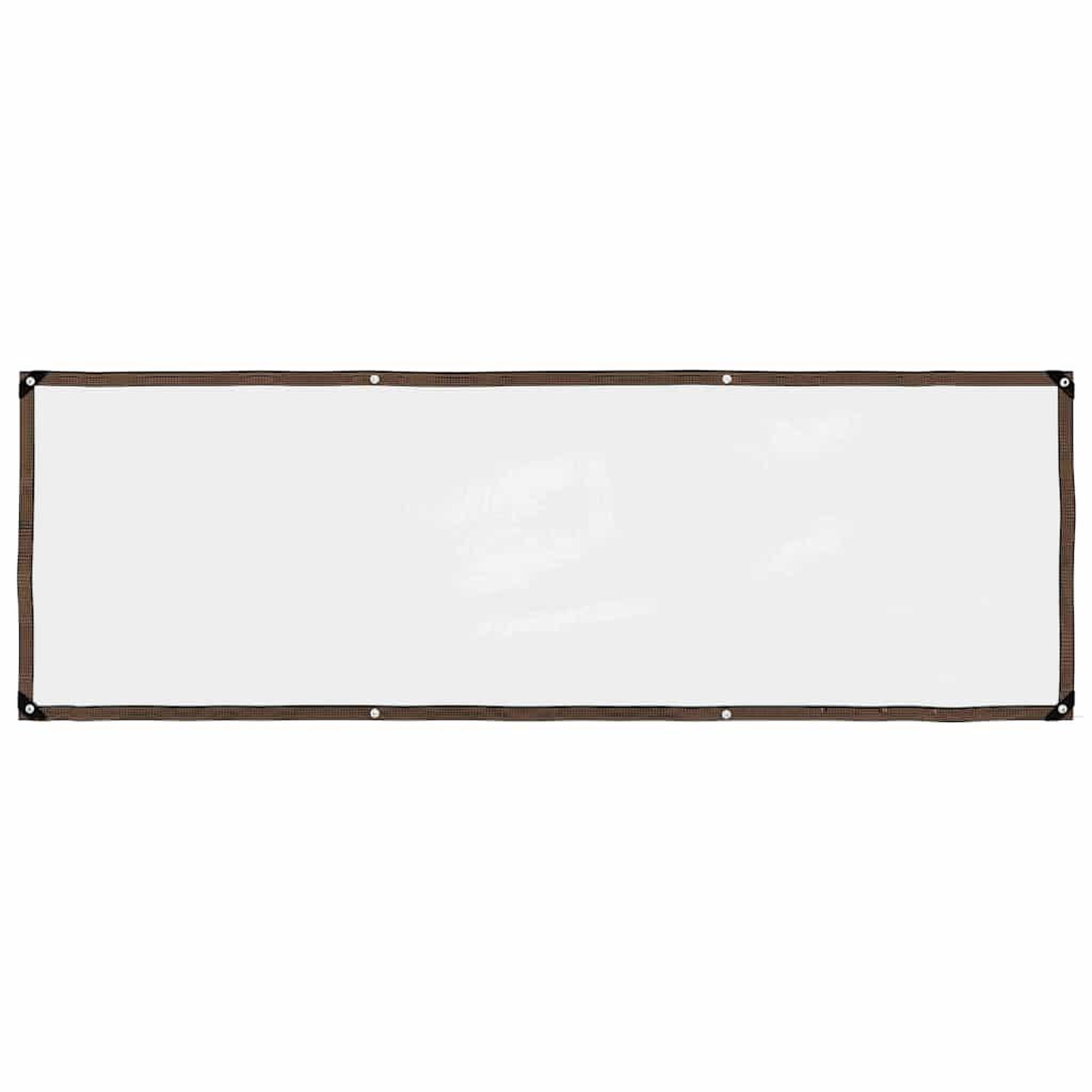 VIDAXL Bache transparente avec œillets 1x3 m polyethylene
