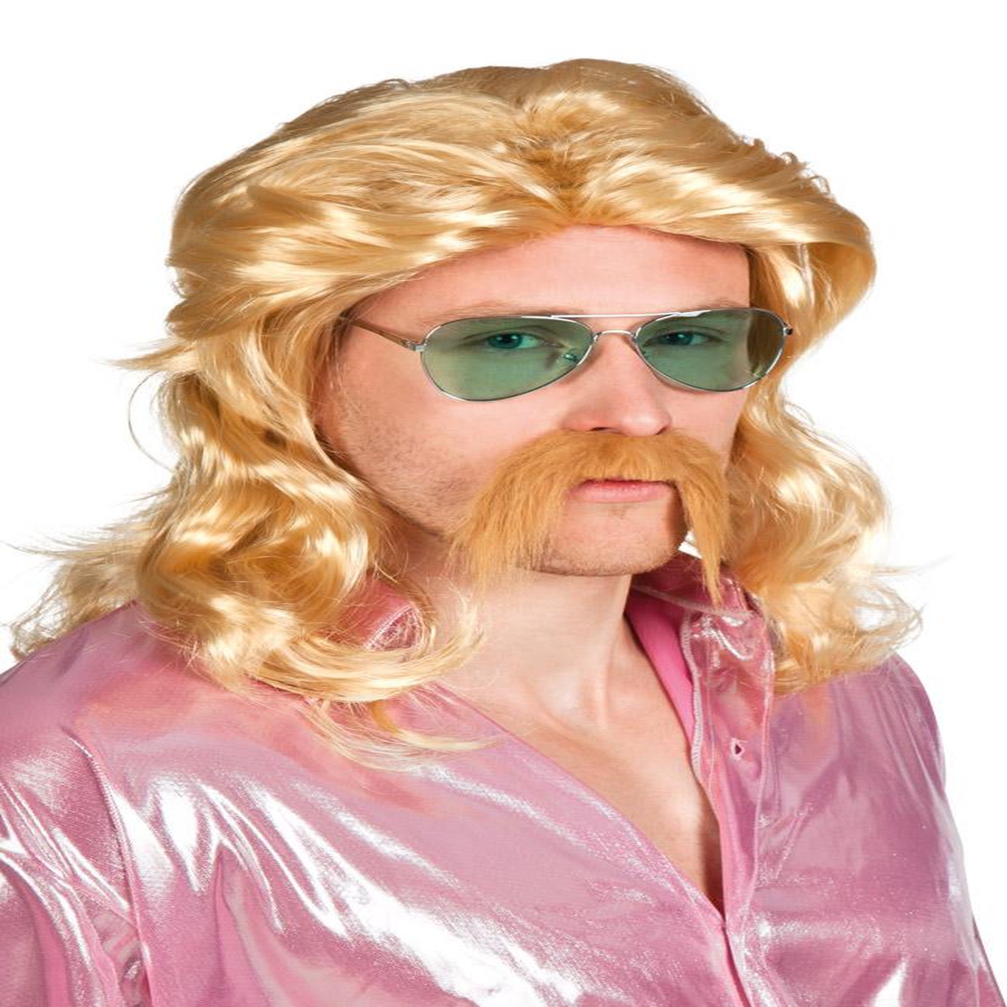 Boland Perruque Barry Avec Moustache - Blond