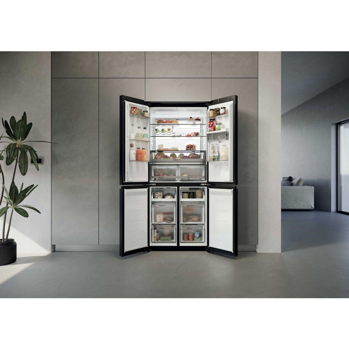 HAIER Réfrigérateur multi portes HCKR7819DWGB