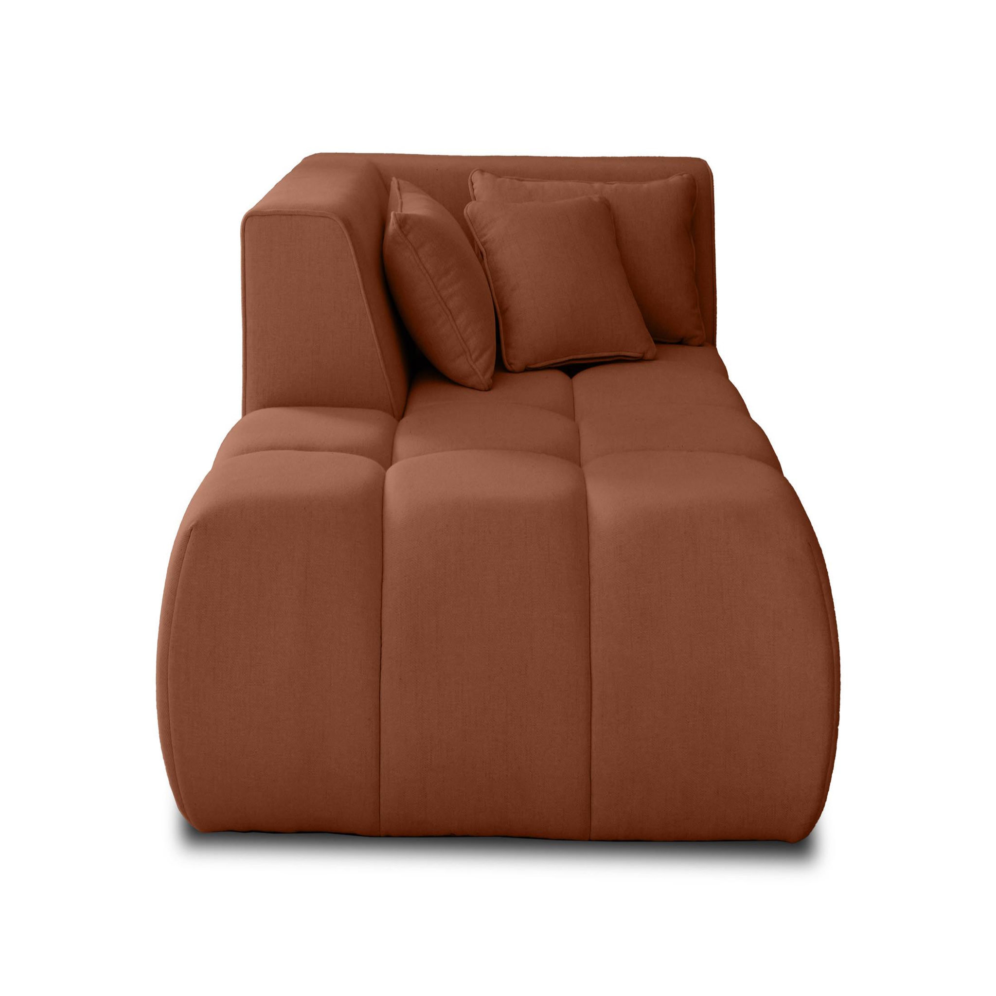 Voir la diapositive 5 : LISA DESIGN Caracas - module d'assise méridienne gauche - en tissu