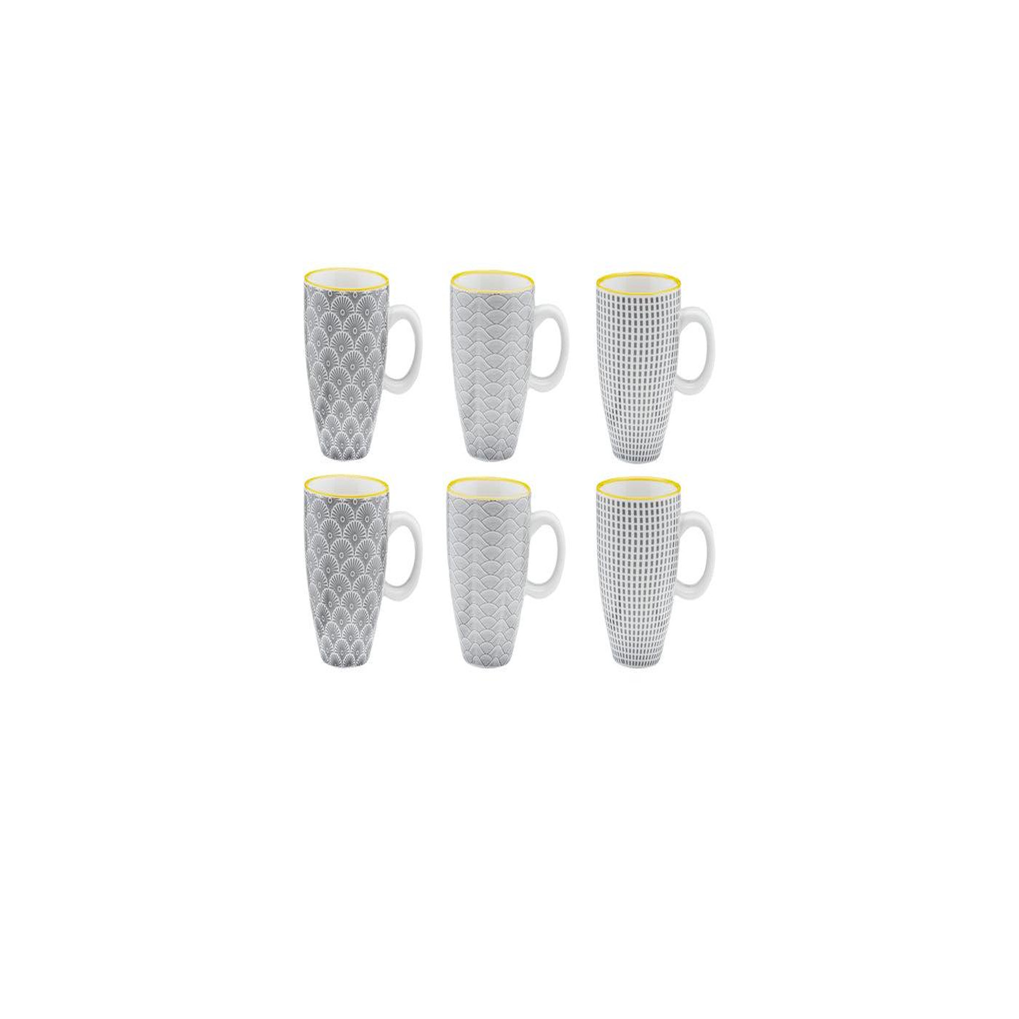 BJORN Tasse pattern 9cl - 6 pièces - eclipse